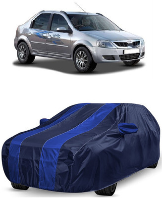 ANTOFY Car Cover For Mahindra E Verito D6 Electric (With Mirror Pockets)(Blue, Blue)