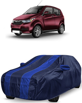 ANTOFY Car Cover For Mahindra e2oPlus P6 (With Mirror Pockets)(Blue, Blue)