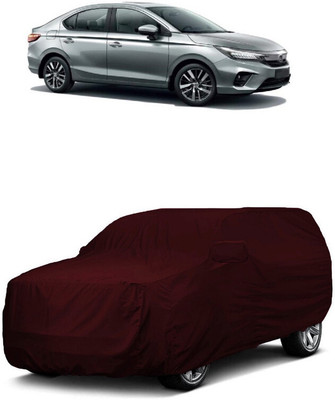 ANTOFY Car Cover For Honda City i-DTEC VX Diesel (With Mirror Pockets)(Maroon)