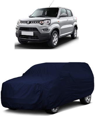 ANTOFY Car Cover For Maruti Suzuki S-Presso Vxi Plus AMT (With Mirror Pockets)(Blue)