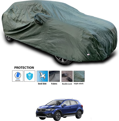 PAGORA Car Cover For Maruti Suzuki S-Cross (With Mirror Pockets)(Green)
