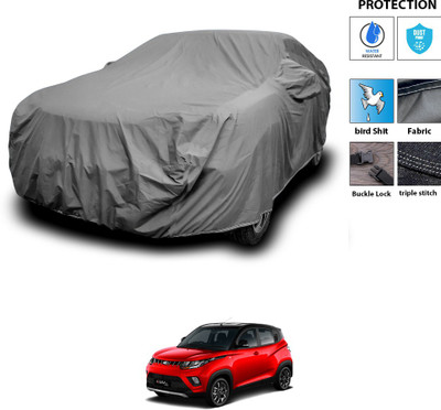 CODOKI Car Cover For Mahindra KUV100 (With Mirror Pockets)(Grey)