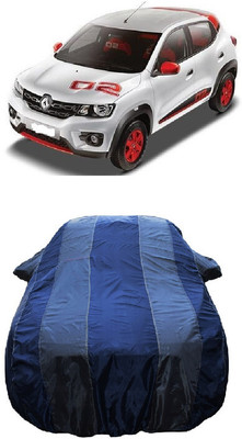Wegather Car Cover For Renault Kwid RXT 02 Anniversary Edition (With Mirror Pockets)(Grey)