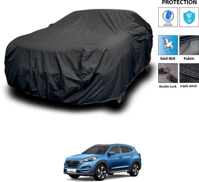 PAGORA Car Cover For Hyundai Tucson (With Mirror Pockets)(Black)