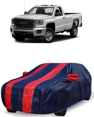 ANTOFY Car Cover For Chevrolet Silverado 6.0L (With Mirror Pockets)(Red, Blue)