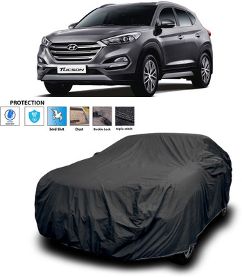 PAGORA Car Cover For Hyundai Tucson (With Mirror Pockets)(Black)