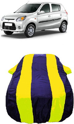 Wegather Car Cover For Maruti Suzuki Alto 800 Std Optional (With Mirror Pockets)(Yellow)