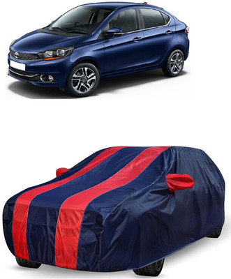ANTOFY Car Cover For Tata Tigor 1.2 Revotron XZ (With Mirror Pockets)(Red, Blue)