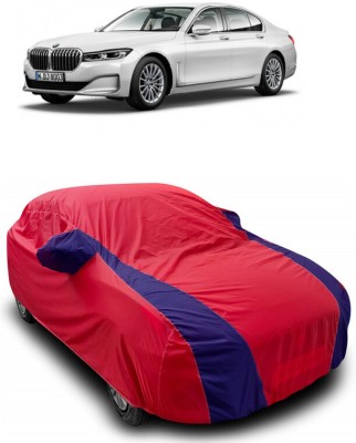 ANTOFY Car Cover For BMW 7 Series 730i (With Mirror Pockets)(Red, Blue)