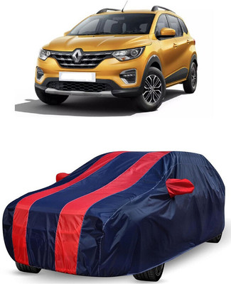 ANTOFY Car Cover For Renault Triber RXL (With Mirror Pockets)(Red, Blue)