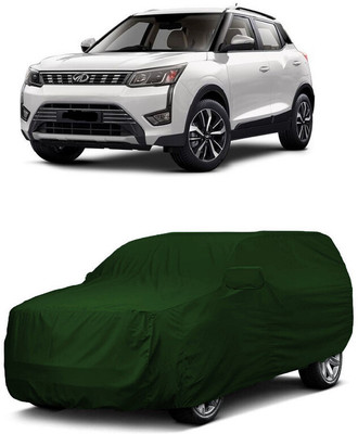 ANTOFY Car Cover For Mahindra XUV300 W8 AMT Diesel (With Mirror Pockets)(Green)
