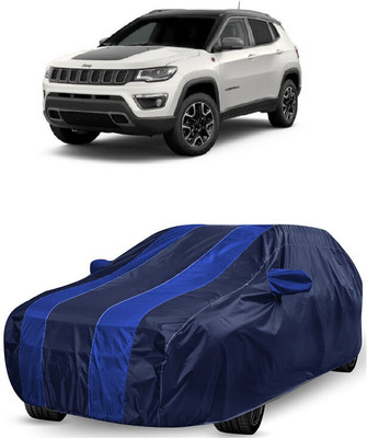 ANTOFY Car Cover For Jeep Compass Trailhawk 4x4 Diesel (With Mirror Pockets)(Blue, Blue)