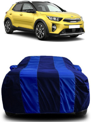 SUGASHRI Car Cover For Kia Stonic (With Mirror Pockets)(Blue, Blue)
