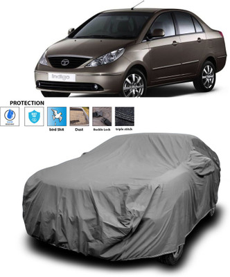 PAGORA Car Cover For Tata Indigo CS (With Mirror Pockets)(Grey)