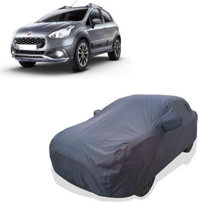 Tricway Car Cover For Fiat Avventura Urban Cross 1.4 T-Jet Emotion Petrol (With Mirror Pockets)(Grey)