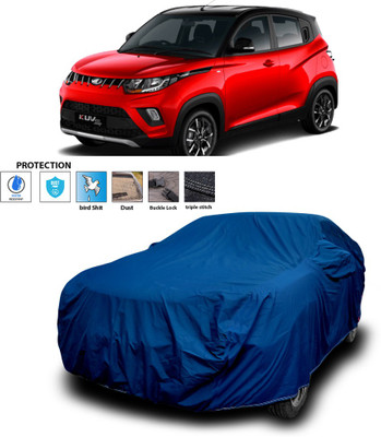 PAGORA Car Cover For Mahindra KUV100 (With Mirror Pockets)(Blue)
