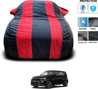 CODOKI Car Cover For Kia Soul (With Mirror Pockets)(Red)