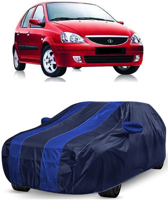 ANTOFY Car Cover For Tata Indica V2 (With Mirror Pockets)(Blue, Blue)