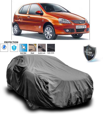 PAGORA Car Cover For Tata Indica eV2 (With Mirror Pockets)(Grey)