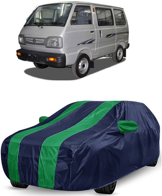 ANTOFY Car Cover For Maruti Suzuki Omni (With Mirror Pockets)(Green, Blue)