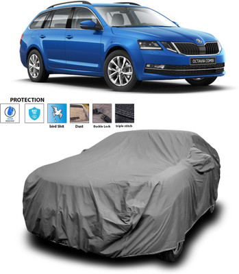 CODOKI Car Cover For Skoda Octavia Combi (With Mirror Pockets)(Grey)