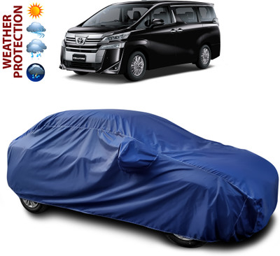 CODOKI Car Cover For Toyota Vellfire (With Mirror Pockets)(Blue)