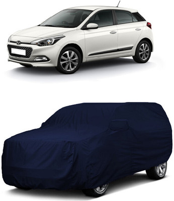 ANTOFY Car Cover For Hyundai Elite i20 Sportz 1.2 (With Mirror Pockets)(Blue)