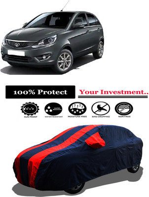 Amexride Car Cover For Tata Bolt Revotron XT (With Mirror Pockets)(Red)