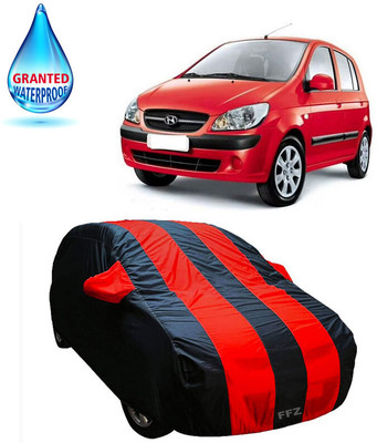 FFZ Car Cover For Hyundai Getz (With Mirror Pockets)(Red, Black, For 2020 Models)