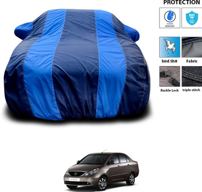 CODOKI Car Cover For Tata Indigo CS (With Mirror Pockets)(Blue)