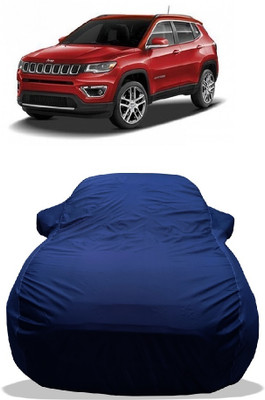 Wegather Car Cover For Jeep Compass 2.0 Limited Option 4X4 (With Mirror Pockets)(Blue)