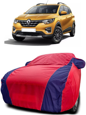 Autoprime Car Cover For Renault Triber RXL (With Mirror Pockets)(Red, Blue)