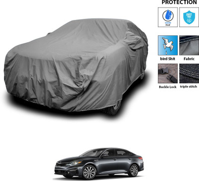 GOSHIV-car and bike accessories Car Cover For Kia Optima (With Mirror Pockets)(Grey)