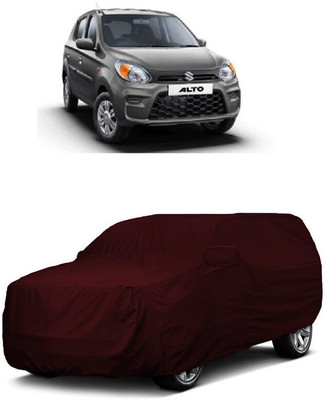 ANTOFY Car Cover For Maruti Suzuki Alto 800 STD Petrol (With Mirror Pockets)(Maroon)