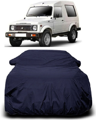 Autoprime Car Cover For Maruti Suzuki Gypsy King Hard Top Ambulance (With Mirror Pockets)(Blue)