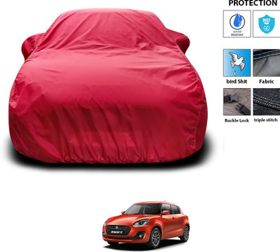 PAGORA Car Cover For Maruti Suzuki Swift (With Mirror Pockets)(Maroon)