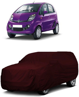 ANTOFY Car Cover For Tata Nano Genx (With Mirror Pockets)(Maroon)