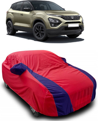 ANTOFY Car Cover For Tata Harrier XZ Plus Diesel (With Mirror Pockets)(Red, Blue)