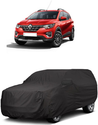 ANTOFY Car Cover For Renault Triber RXT Petrol (With Mirror Pockets)(Grey)