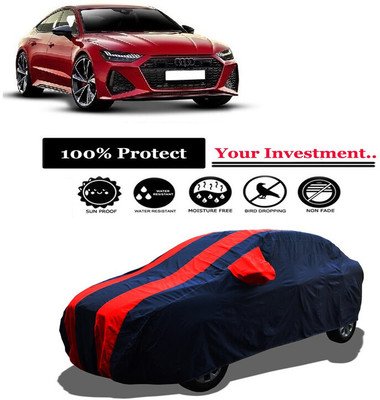 Amexride Car Cover For Audi A7 (With Mirror Pockets)(Red)