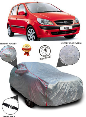 PAGORA Car Cover For Hyundai Getz Prime (With Mirror Pockets)(Silver)