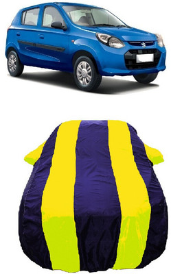Wegather Car Cover For Maruti Suzuki Alto 800 LX (With Mirror Pockets)(Yellow)