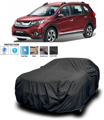 CODOKI Car Cover For Honda BR-V (With Mirror Pockets)(Black)