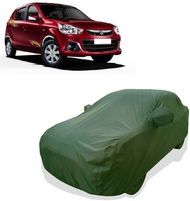 Tricway Car Cover For Maruti Suzuki Alto K10 LXI CNG Optional (With Mirror Pockets)(Green)