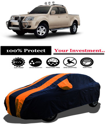 Amexride Car Cover For Tata Xenon XT 2.2 (With Mirror Pockets)(Orange)