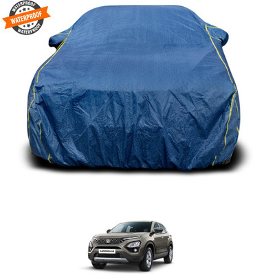 CODOKI Car Cover For Tata Harrier (With Mirror Pockets)(Blue)