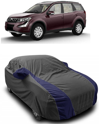 ANTOFY Car Cover For Mahindra XUV500 W10 1.99 mHawk (With Mirror Pockets)(Grey, Blue)