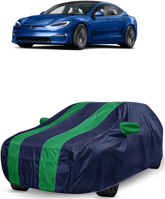 ANTOFY Car Cover For Tesla Model X Electric(Battery) (With Mirror Pockets)(Green, Blue)