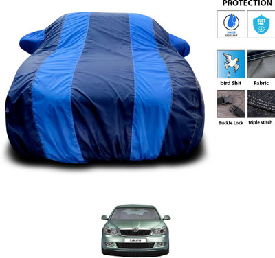 PAGORA Car Cover For Skoda Laura (With Mirror Pockets)(Blue)