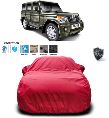 CODOKI Car Cover For Mahindra Bolero (With Mirror Pockets)(Maroon)